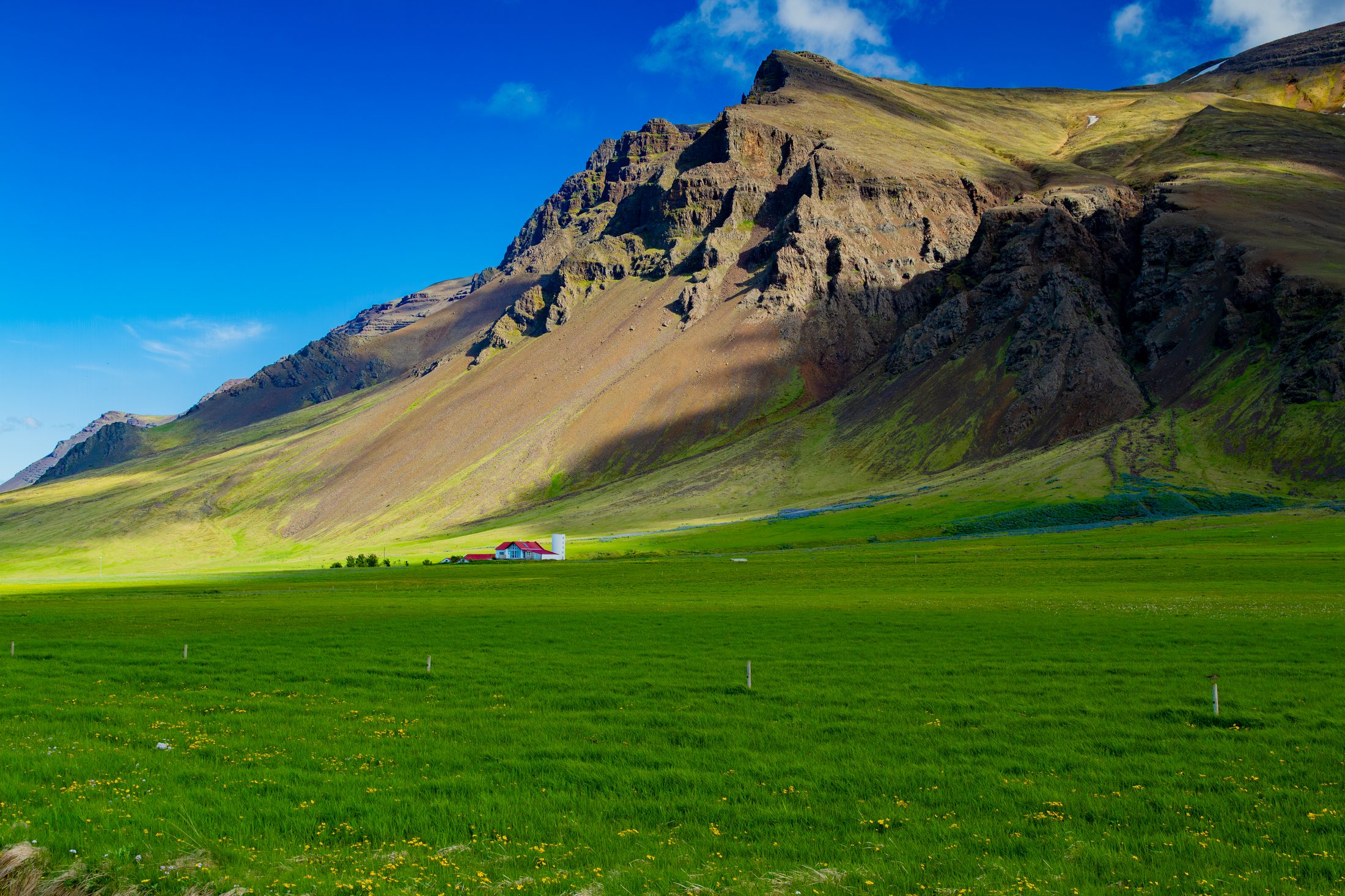 Coastal Iceland landscape